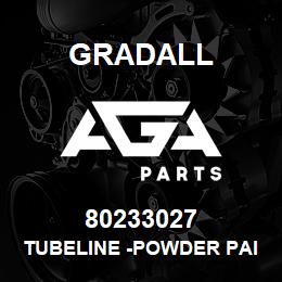 80233027 Gradall TUBELINE -POWDER PAINT,BAG | AGA Parts