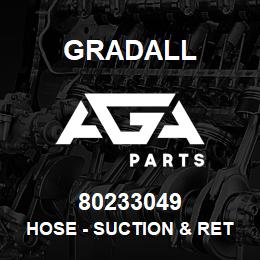 80233049 Gradall HOSE - SUCTION & RETURN 14 | AGA Parts