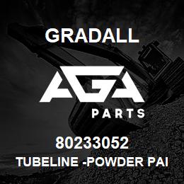 80233052 Gradall TUBELINE -POWDER PAINT,BAG | AGA Parts