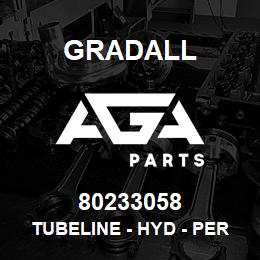 80233058 Gradall TUBELINE - HYD - PER PRINT | AGA Parts