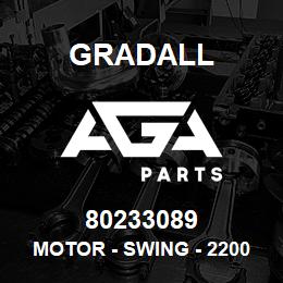 80233089 Gradall MOTOR - SWING - 2200 | AGA Parts