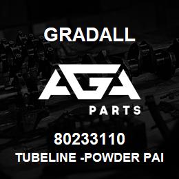 80233110 Gradall TUBELINE -POWDER PAINT,BAG | AGA Parts