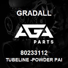 80233112 Gradall TUBELINE -POWDER PAINT,BAG | AGA Parts