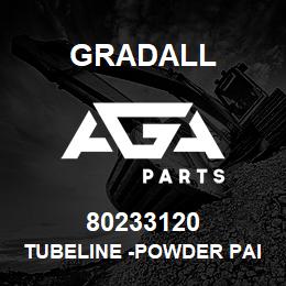 80233120 Gradall TUBELINE -POWDER PAINT,BAG | AGA Parts