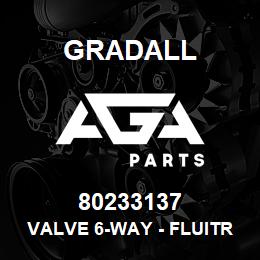 80233137 Gradall VALVE 6-WAY - FLUITROL VICKERS | AGA Parts