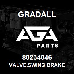 80234046 Gradall VALVE,SWING BRAKE | AGA Parts