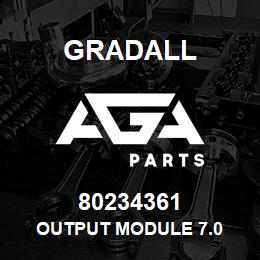 80234361 Gradall OUTPUT MODULE 7.0 | AGA Parts