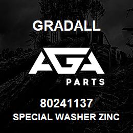 80241137 Gradall SPECIAL WASHER ZINC PLATED | AGA Parts