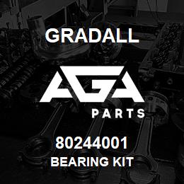 80244001 Gradall BEARING KIT | AGA Parts