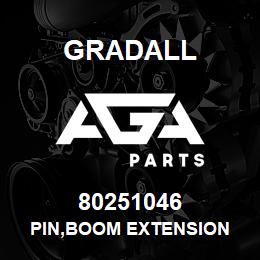 80251046 Gradall PIN,BOOM EXTENSION | AGA Parts