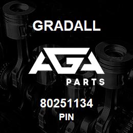 80251134 Gradall PIN | AGA Parts