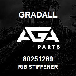 80251289 Gradall RIB STIFFENER | AGA Parts