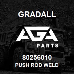 80256010 Gradall PUSH ROD WELD | AGA Parts