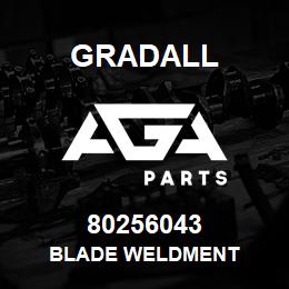 80256043 Gradall BLADE WELDMENT | AGA Parts