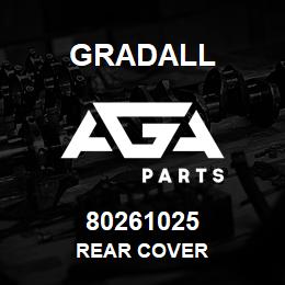 80261025 Gradall REAR COVER | AGA Parts