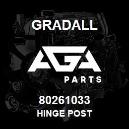 80261033 Gradall HINGE POST | AGA Parts