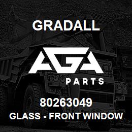 80263049 Gradall GLASS - FRONT WINDOW | AGA Parts