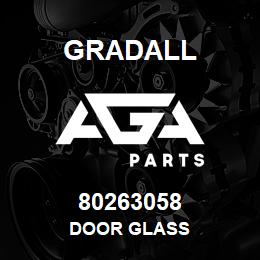 80263058 Gradall DOOR GLASS | AGA Parts