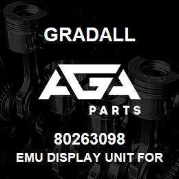 80263098 Gradall EMU DISPLAY UNIT FOR XL2200 | AGA Parts