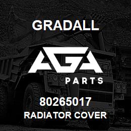 80265017 Gradall RADIATOR COVER | AGA Parts