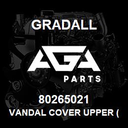 80265021 Gradall VANDAL COVER UPPER (W/LIGHTS) | AGA Parts