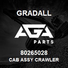 80265028 Gradall CAB ASSY CRAWLER | AGA Parts