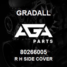 80266005 Gradall R H SIDE COVER | AGA Parts