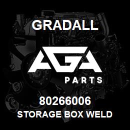 80266006 Gradall STORAGE BOX WELD | AGA Parts