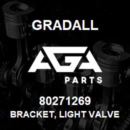 80271269 Gradall BRACKET, LIGHT VALVE SIDE | AGA Parts