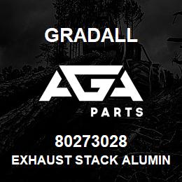 80273028 Gradall EXHAUST STACK ALUMINIZED STEEL | AGA Parts