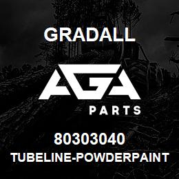 80303040 Gradall TUBELINE-POWDERPAINT,BAG | AGA Parts