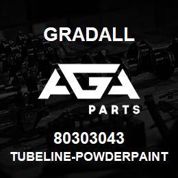 80303043 Gradall TUBELINE-POWDERPAINT,BAG | AGA Parts