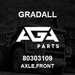 80303109 Gradall AXLE,FRONT | AGA Parts