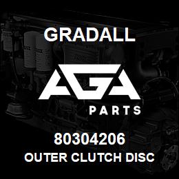 80304206 Gradall OUTER CLUTCH DISC | AGA Parts