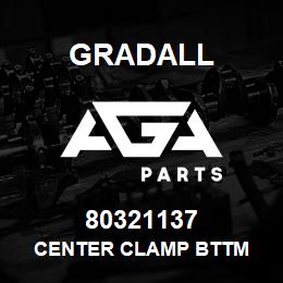 80321137 Gradall CENTER CLAMP BTTM | AGA Parts