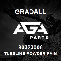 80323006 Gradall TUBELINE-POWDER PAINT,BAG | AGA Parts