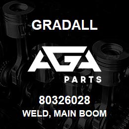 80326028 Gradall WELD, MAIN BOOM | AGA Parts