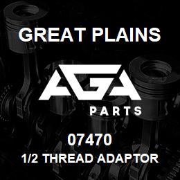 07470 Great Plains 1/2 THREAD ADAPTOR | AGA Parts