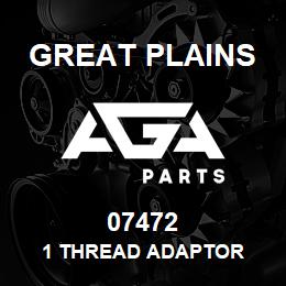 07472 Great Plains 1 THREAD ADAPTOR | AGA Parts