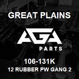 106-131K Great Plains 12 RUBBER PW GANG 2 X 16 | AGA Parts