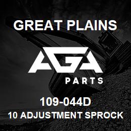 109-044D Great Plains 10 ADJUSTMENT SPROCKET SHAFT | AGA Parts