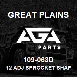 109-063D Great Plains 12 ADJ SPROCKET SHAFT RH | AGA Parts