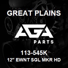 113-545K Great Plains 12' EWNT SGL MKR HDWR BDL RH | AGA Parts