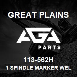 113-562H Great Plains 1 SPINDLE MARKER WELDMENT | AGA Parts