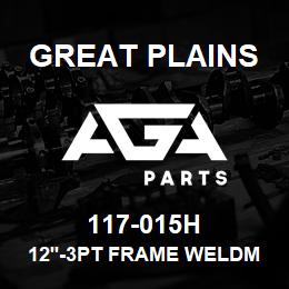 117-015H Great Plains 12'-3PT FRAME WELDMENT | AGA Parts