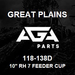 118-138D Great Plains 10' RH 7 FEEDER CUP CHANNEL | AGA Parts