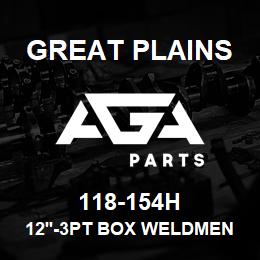 118-154H Great Plains 12'-3PT BOX WELDMENT | AGA Parts