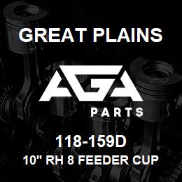 118-159D Great Plains 10' RH 8 FEEDER CUP CHANNEL | AGA Parts