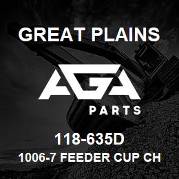 118-635D Great Plains 1006-7 FEEDER CUP CHANNEL | AGA Parts