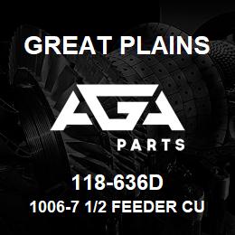 118-636D Great Plains 1006-7 1/2 FEEDER CUP CHANNEL | AGA Parts